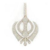 Diamond Khanda Pendant - White Carat - USA & Canada